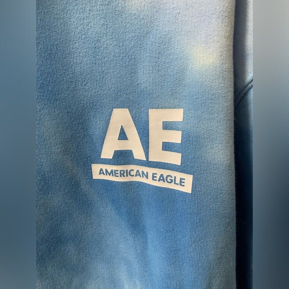 American Eagle Blue Hoodie Size XL - Picture 2 of 4